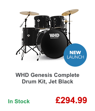 WHD Genesis Complete Drum Kit, Jet Black