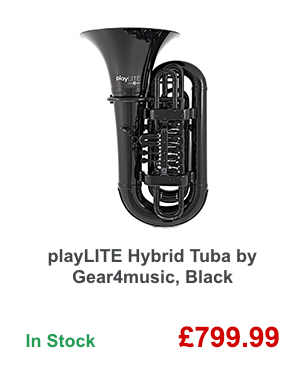 playLITE Hybrid Tuba by Gear4music, Black