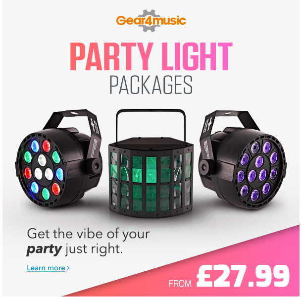 Gear4Music Party Light Packages
