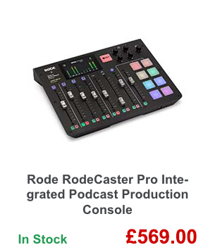 Rode RodeCaster Pro Integrated Podcast Production Console