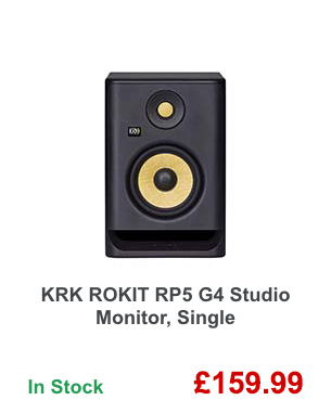 KRK ROKIT RP5 G4 Studio Monitor, Single