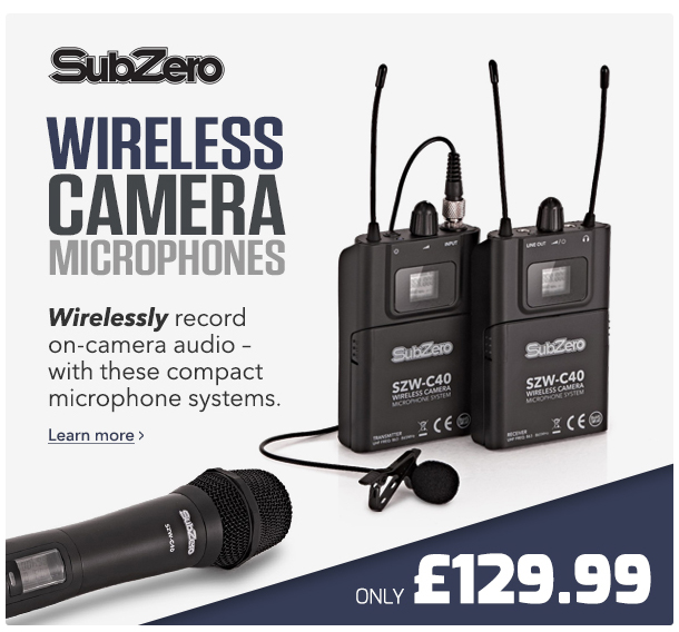 SubZero Wireless Camera Microphones