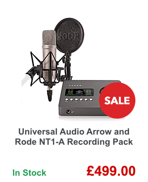 Universal Audio Arrow and Rode NT1-A Recording Pack