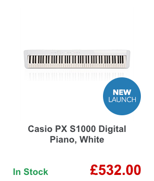 Casio PX S1000 Digital Piano, White