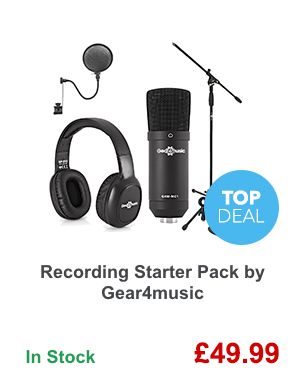 Recording Starter Pack by Gear4music
