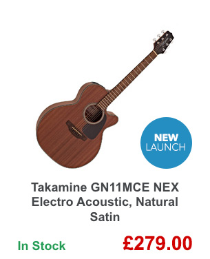 Takamine GN11MCE NEX Electro Acoustic, Natural Satin