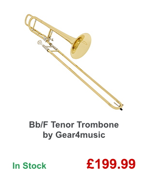 Bb/F Tenor Trombone by Gear4music