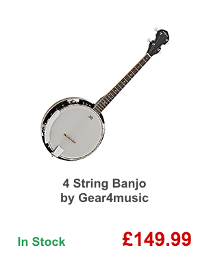 4 String Banjo by Gear4music