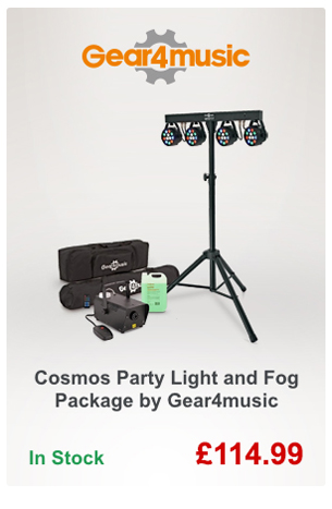 Cosmos Party Light and Fog Package by Gear4music