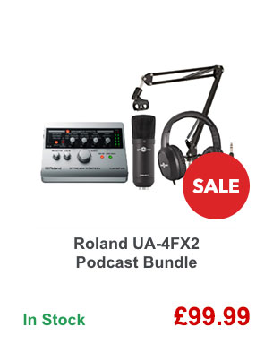 Roland UA-4FX2 Podcast Bundle