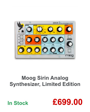 Moog Sirin Analog Synthesizer, Limited Edition