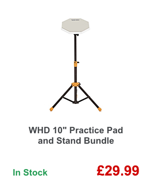 WHD 10 Inch Practice Pad and Stand Bundle