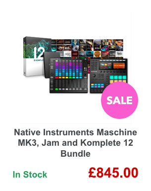 Native Instruments Maschine MK3, Jam and Komplete 12 Bundle