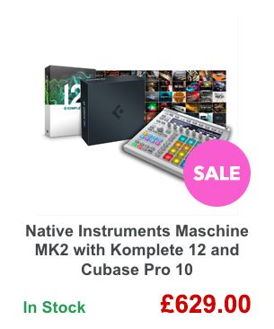 Native Instruments Maschine MK2 with Komplete 12 and Cubase Pro 10