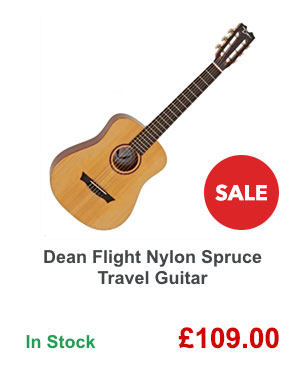 Dean Flight Nylon Spruce Travel Guitar