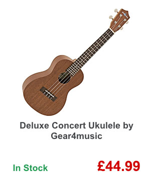 Deluxe Concert Ukulele by Gear4music