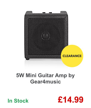 5W Mini Guitar Amp by Gear4music