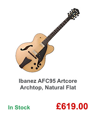 Ibanez AFC95 Artcore Archtop, Natural Flat