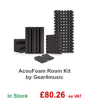 AcouFoam Room Kit by Gear4music
