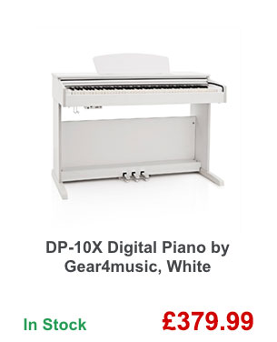 DP-10X Digital Piano by Gear4music, White