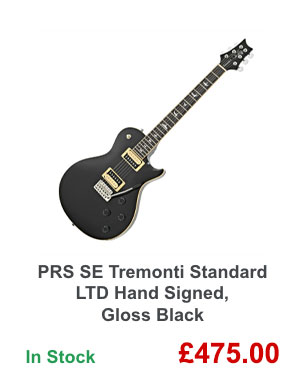 PRS SE Tremonti Standard LTD Hand Signed, Gloss Black