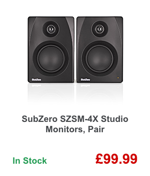 SubZero SZSM-4X Studio Monitors, Pair