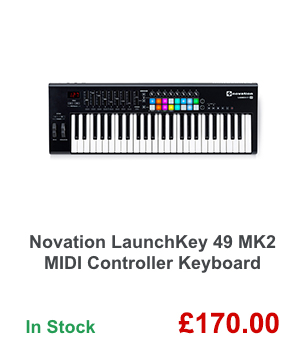 Novation LaunchKey 49 MK2 MIDI Controller Keyboard