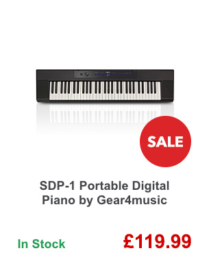 SDP-1 Portable Digital Piano by Gear4music