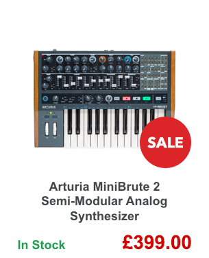 Arturia MiniBrute 2 Semi-Modular Analog Synthesizer
