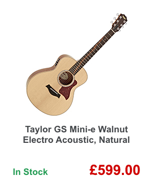 Taylor GS Mini-e Walnut Electro Acoustic, Natural