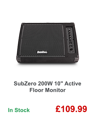 SubZero 200W 10 Inch Active Floor Monitor