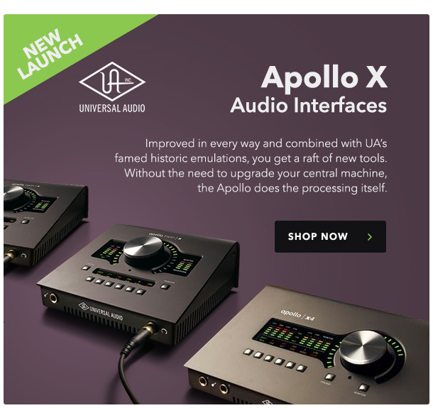 Universal Audio Apollo X Audio Interfaces
