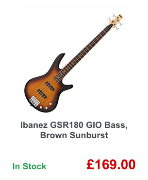 Ibanez GSR180 GIO Bass, Brown Sunburst