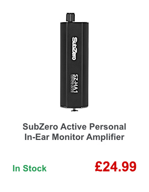 SubZero Active Personal In-Ear Monitor Amplifier